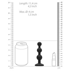 Ouch! Plug Bijou Beaded Diamond 9.5 x 2.5 cm